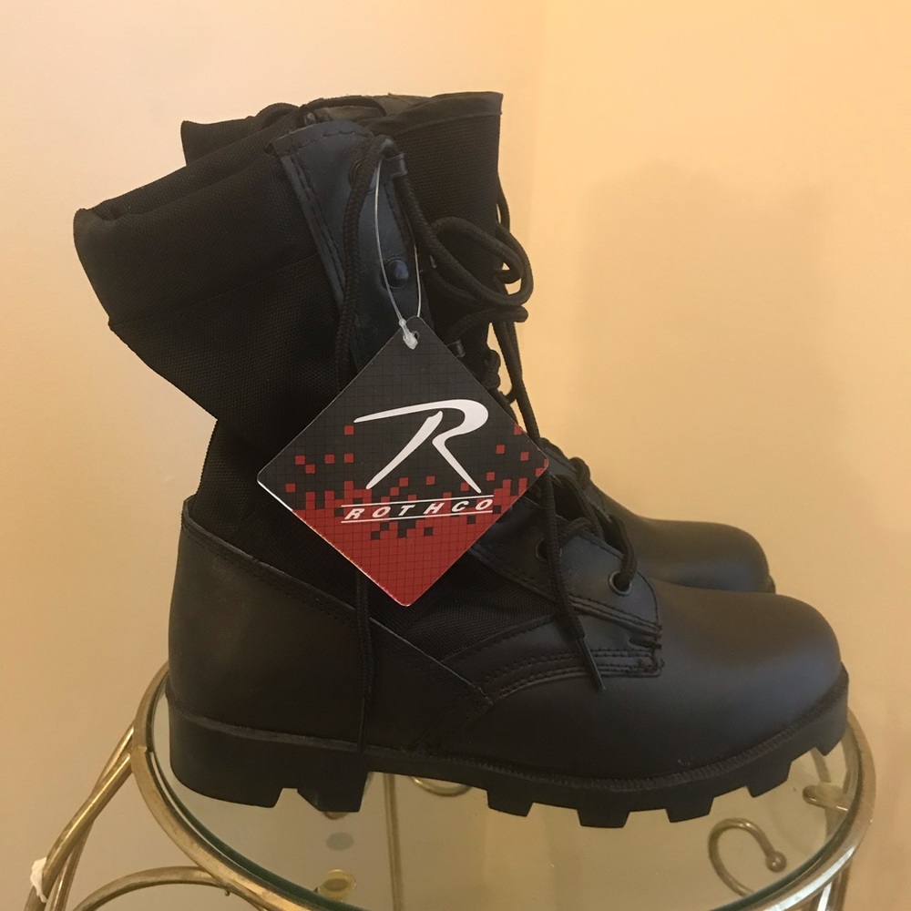 NEW! Military Style Leather Boots.SALE🔥